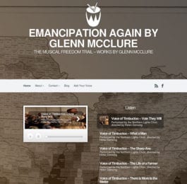 website screenshot - emancipationagain.com