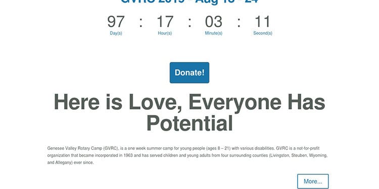 website screenshot - gvrc.org