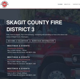 website screenshot - skagitfire3.org