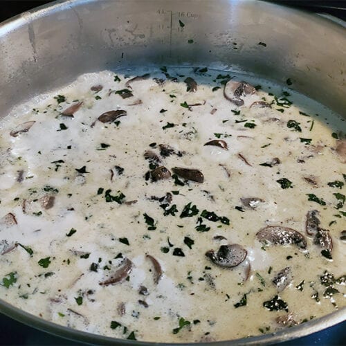 mushroom cream sauce