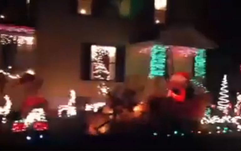 Christmas Lights in Bolivar, NY