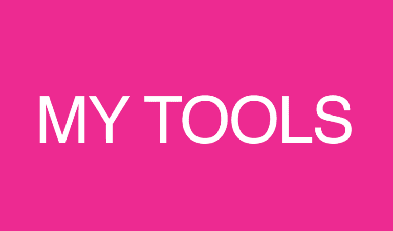 Words My Tools