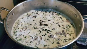 mushroom cream sauce